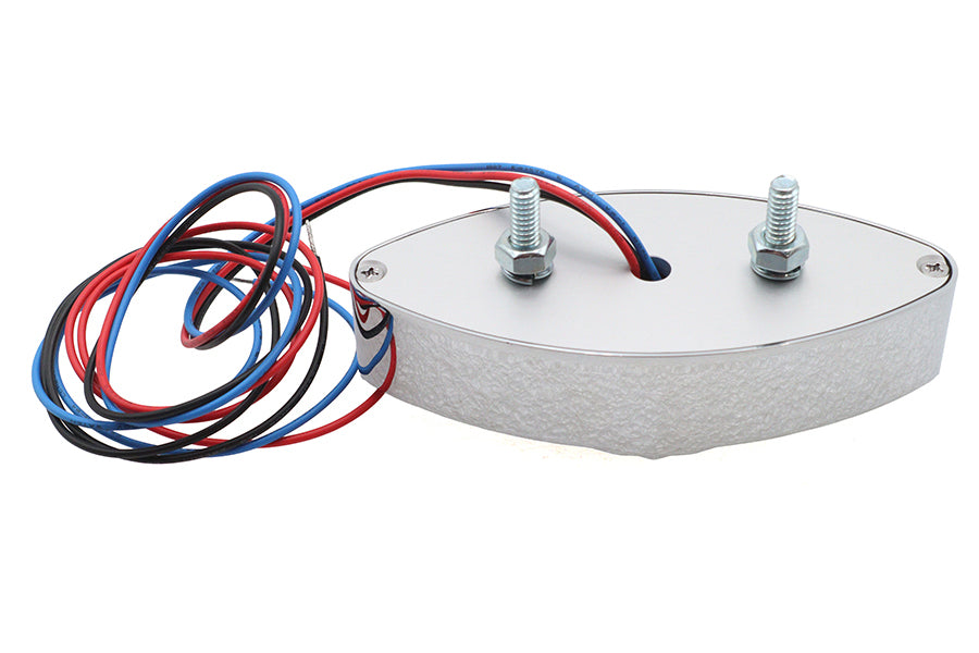 Spike Style Chrome LED License Plate Lamp