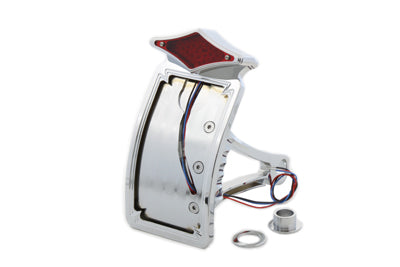 Diamond LED Tail Lamp Assembly Vertical Curved Style