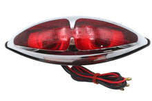 Load image into Gallery viewer, Chrome ABS Big Eye Red Lens Tail Lamp