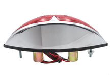 Load image into Gallery viewer, Chrome ABS Big Eye Red Lens Tail Lamp