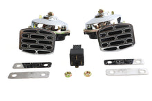 Load image into Gallery viewer, Chrome 12 Volt Twin Horn Set