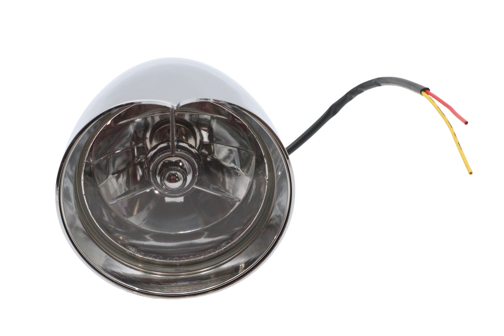 4-1/2 inch Round Chrome Billet Headlamp