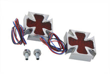Load image into Gallery viewer, Chrome Maltese Marker Lamp Set