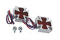 Chrome Maltese Marker Lamp Set