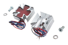 Load image into Gallery viewer, Chrome Maltese Marker Lamp Set