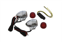 Load image into Gallery viewer, Clear Lens with Red LEDs Marker Lamp Set