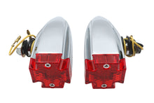 Load image into Gallery viewer, Red Lens with Amber LED Marker Lamp Set