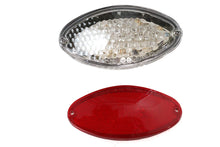 Load image into Gallery viewer, Chrome Cateye Stepped Design Tail Lamp