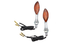 Load image into Gallery viewer, Chrome Eagle Eye Amber Marker Lamp Set