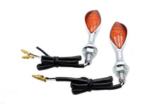 Load image into Gallery viewer, Chrome Eagle Eye Amber Marker Lamp Set