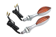 Load image into Gallery viewer, Chrome Eagle Eye Amber Marker Lamp Set