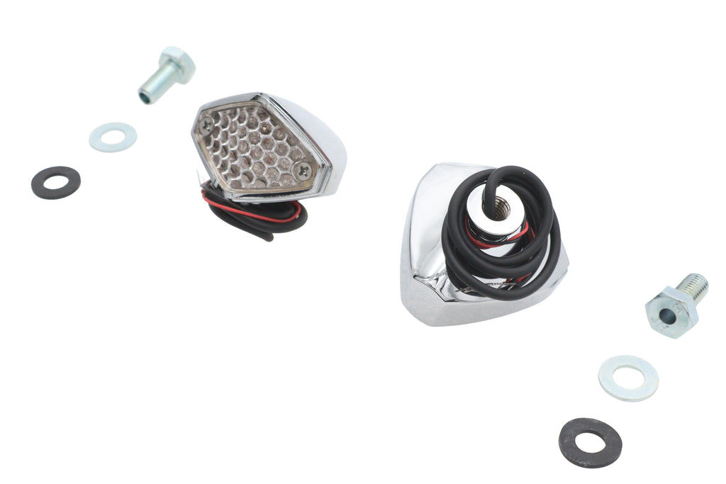 Red LED Clear Lens Micro Marker Lamp Set