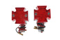 Maltese Red Lens and LED Marker Lamp Set