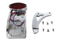 Chrome Curved Cateye Style Tail Lamp Kit