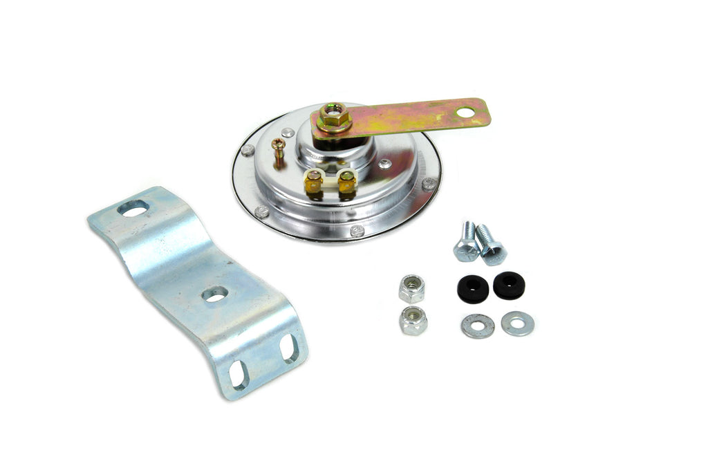 Left Side 6 Volt Chrome Horn Kit