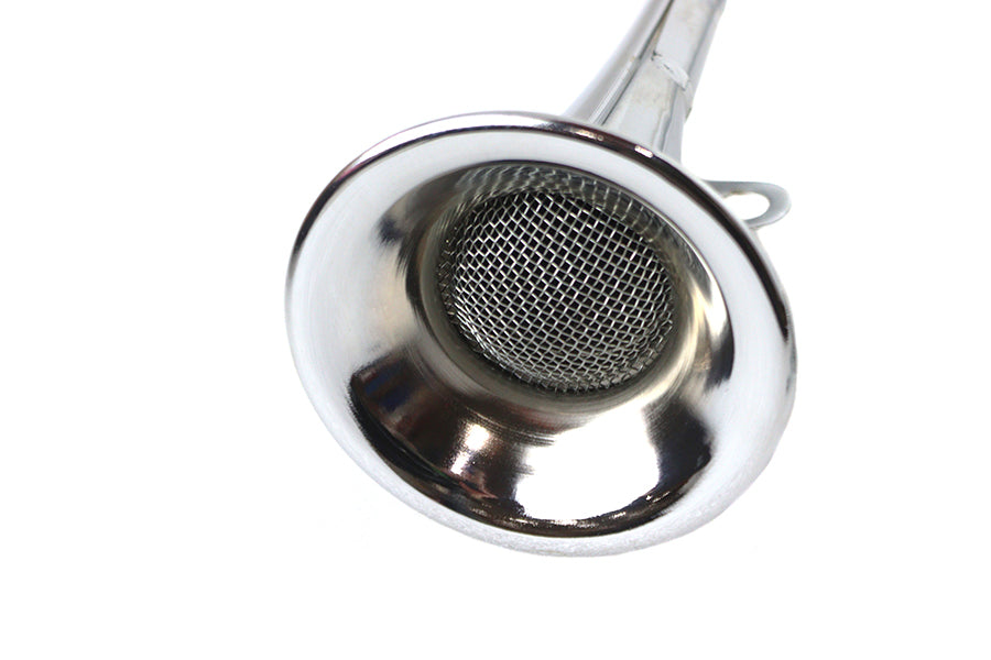 Trumpet Style 6 Volt Chrome Horn Kit
