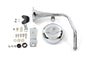 Trumpet Style 12 Volt Chrome Horn Kit