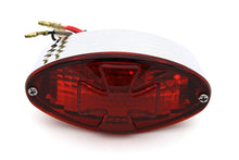 Load image into Gallery viewer, Oval Tail Lamp with Maltese Inset Red Lens with Red Cross