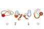 Bullet Marker Lamp Set with Red and Amber LEDs