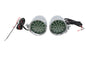 Chrome Bullet Marker Lamp Set with Amber LEDs