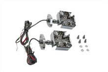Load image into Gallery viewer, Chrome Turn Signal Set Maltese Red LED