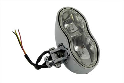 5-3/4 inch Headlamp Assembly Bi-Focal Style with Clear Lens