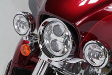 Load image into Gallery viewer, 7 inch Headlamp Chrome Frenched Trim Ring