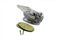 Chrome Fan Marker Lamp Red