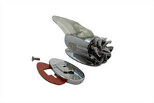 Load image into Gallery viewer, Chrome Fan Marker Lamp White