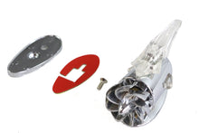 Load image into Gallery viewer, Chrome Amber Fan Operated Marker Lamp