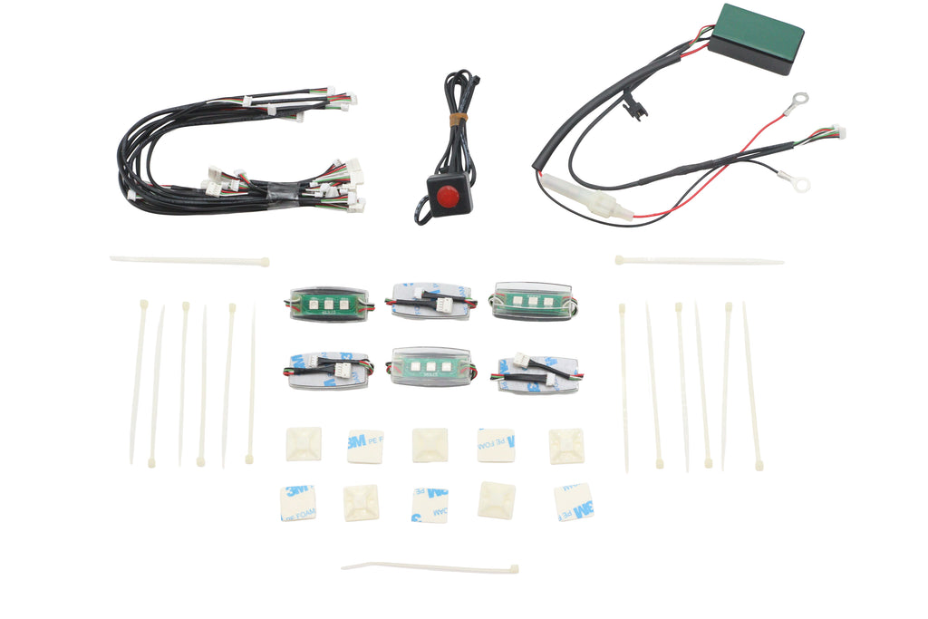 LED Marker Lamp Pod Set with 6 Pods