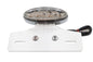 Chrome Mini LED Cateye Tail Lamp Clear Lens