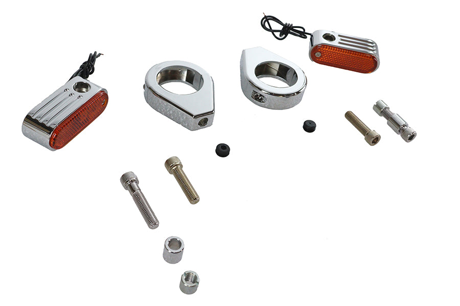 Turn Signal Kit Front with 39mm Fork Clamps