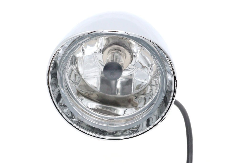 3-1/2 inch Round Headlamp Billet with Visor