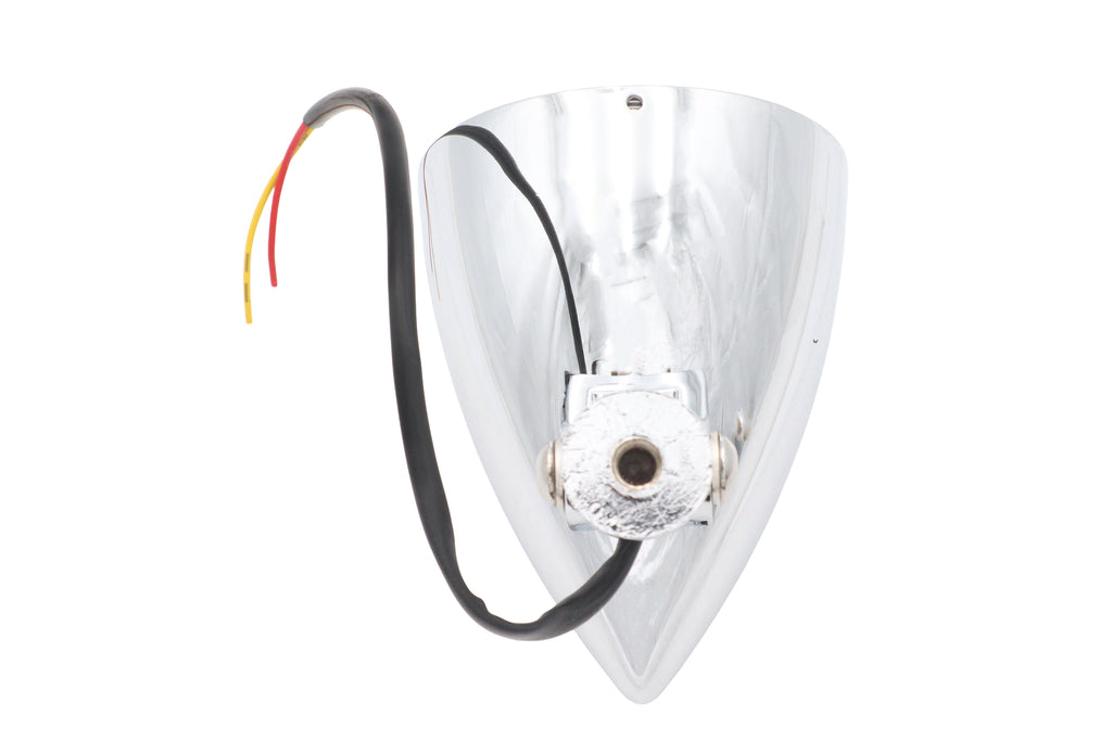 3-1/2 inch Round Headlamp Billet with Visor