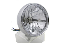 Load image into Gallery viewer, 6 inch Round Headlamp Steel Chrome