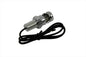 Chrome Mini License Light Grooved Style
