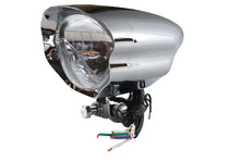 Load image into Gallery viewer, 5-3/4 inch Headlamp Assembly Glow Style with Visor