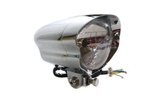 Load image into Gallery viewer, 5-3/4 inch Headlamp Assembly Glow Style with Visor
