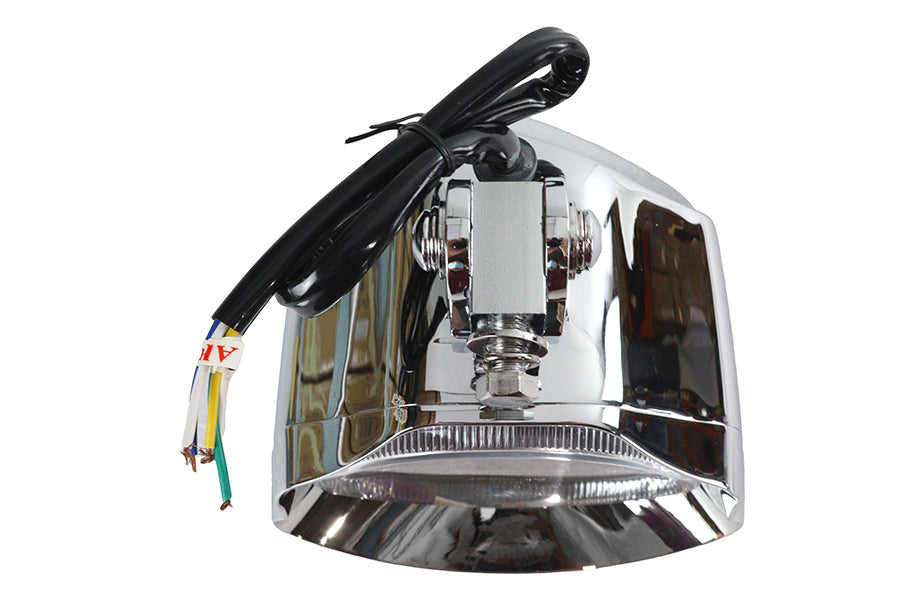 5-3/4 inch Headlamp Assembly Glow Style with Visor