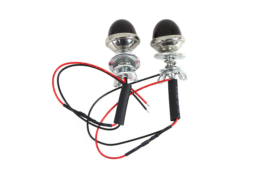 License Plate Frame Bolt Set With Glass Lens And LED Light