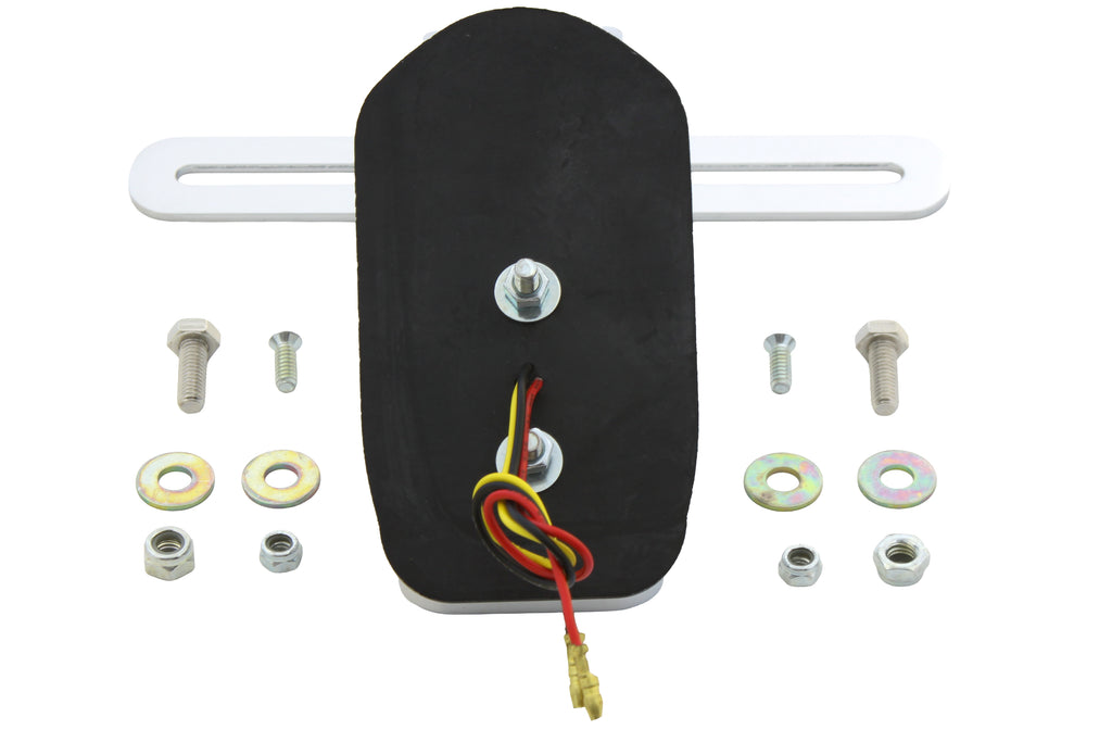 Chrome Mini Tombstone Tail Lamp with Bracket