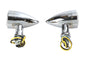 LED Bullet Marker Lamp Set Chrome
