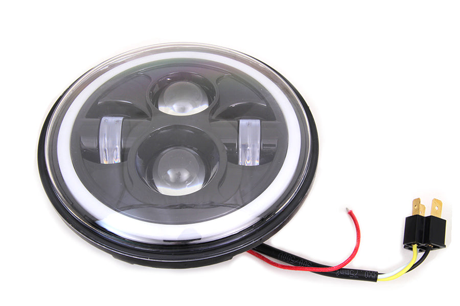 7 inch LED Headlamp Unit Black