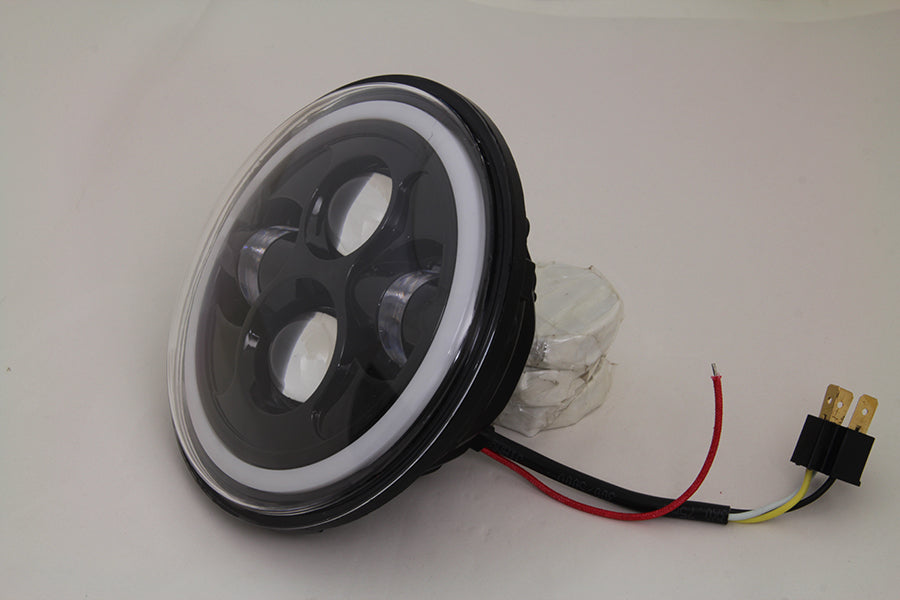 7 inch LED Headlamp Unit Black