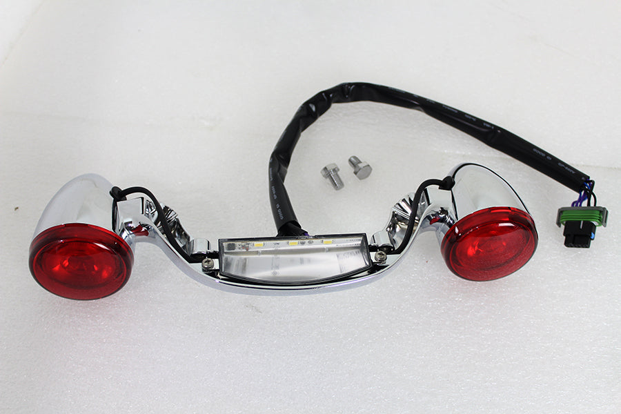 Chrome FLTRX Rear Turn Signal Bar Kit