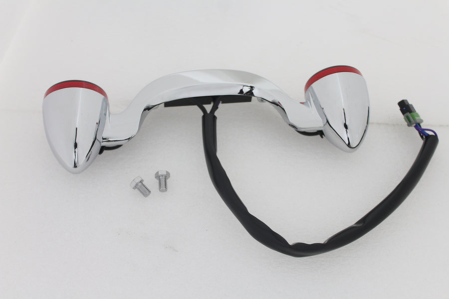 Chrome FLTRX Rear Turn Signal Bar Kit