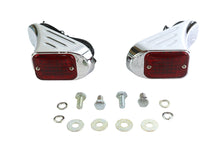 Load image into Gallery viewer, Flush Deco Marker Lamp Set with Red Lens