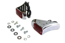 Load image into Gallery viewer, Flush Deco Marker Lamp Set with Red Lens