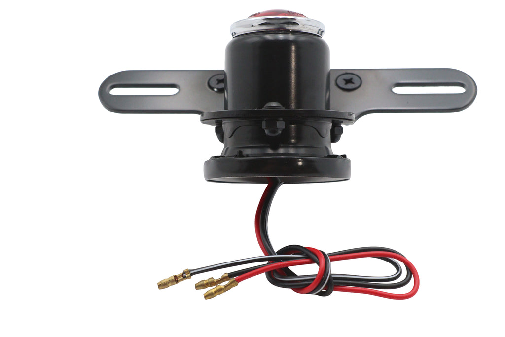 Black 1-1/2 inch Round Tail Lamp